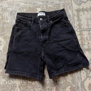 Abercrombie & Fitch Dark Denim Jean Shorts